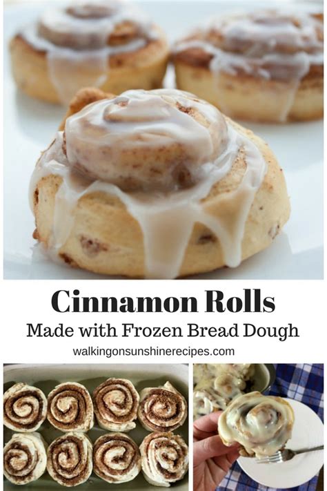 Overnight Cinnamon Roll Recipe With Frozen Bread Dough Bread Poster