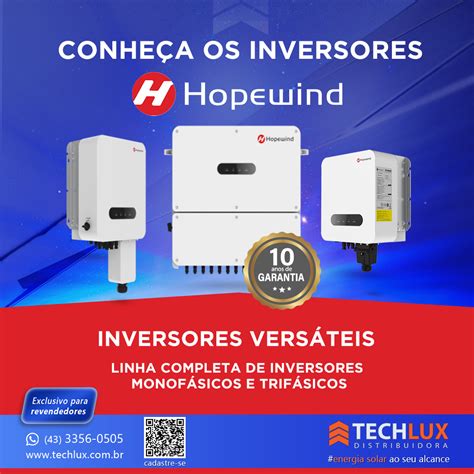 Conhe A A Ampla Linha De Inversores Fv Hopewind Techlux