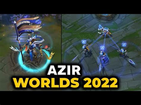 Worlds Azir Skin Lol League Of Legends Youtube