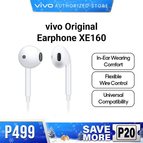 Vivo Original Earphone XE160 Lazada PH