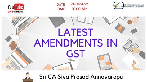 LATEST AMENDMENTS IN GST YouTube