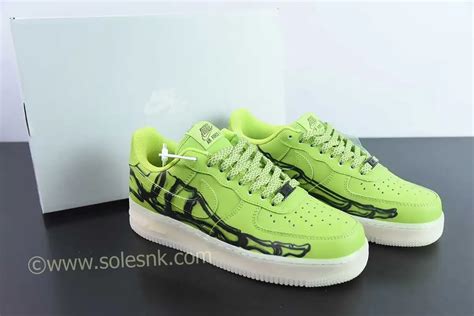 Nike Air Force 1 Low “Skeleton 2023” Green Goo New Arrival - SoleSnk