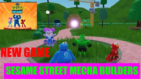 Sesame Street Mecha Builders Roblox Youtube