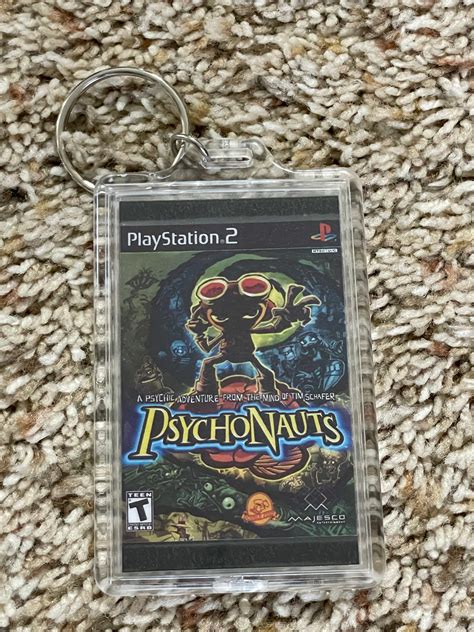Pyschonauts video Game Cover Art Custom Key Chain - Etsy