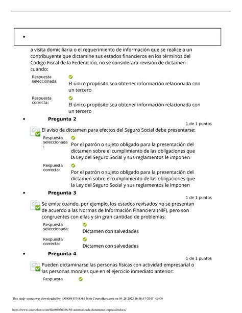 A Automatizada Dictamenes Especiales Automatizada