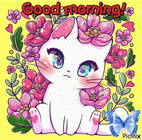 Good Morning Cat Good Morning Cat Kitten Scopri E Condividi