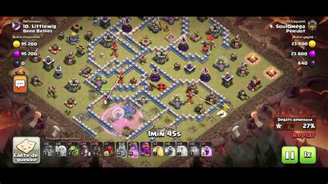 COMPO AQH MINHOG TH12 Avec Caserne En Machine CLASH OF CLANS YouTube