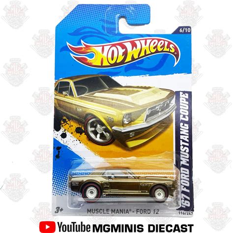 Hot Wheels Ford Mustang Coupe Super T Hunt Pneu De Borracha