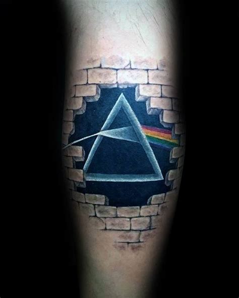 50 Dark Side Of The Moon Tattoo Designs For Men - Pink Floyd Ideas