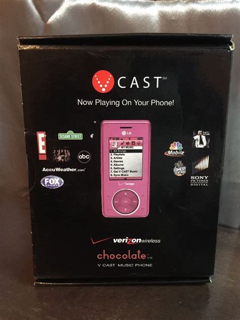 Lg Strawberry Chocolate Verizon Wireless Cell Phone Pink Camera