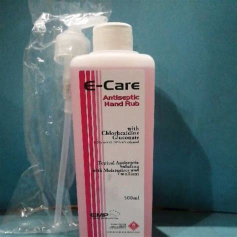 Jual E Care Antiseptic Hand Rub Ml Shopee Indonesia