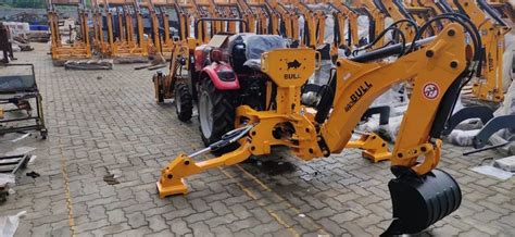 Kg Bull Mini Agri Backhoe Loader Tractor Operated Feet At Rs