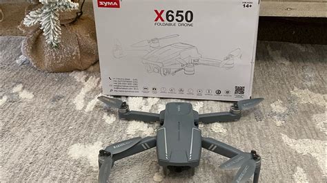 Unboxing Syma X Foldable Drone Electronic Image Stabilization K