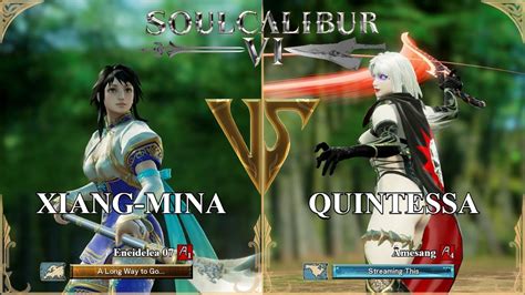 Soulcalibur Vi Eneidelea Xiang Mina Vs Amesang Quintessa