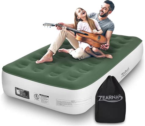 Zearna Twin Air Mattress Inflatable Airbed With Built In Pump