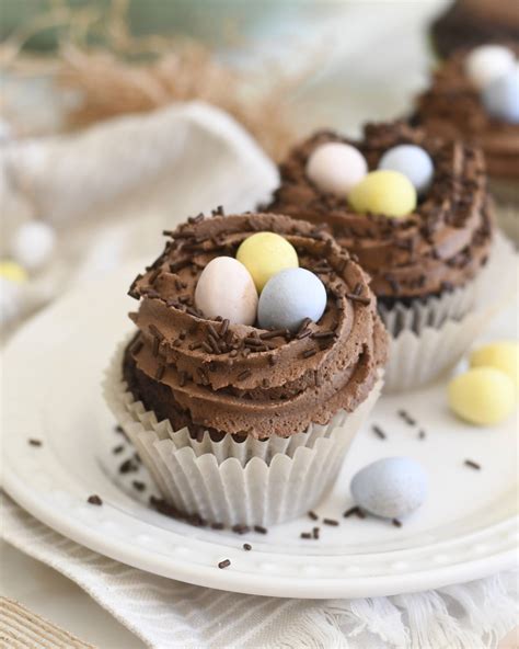 Cooking With Manuela Easter Egg Nest Chocolate Cupcakes