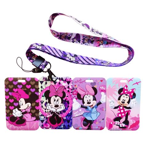 Disney Mickey Mickey Mouse Lanyards Keychain Badge Holder ID Card Pass