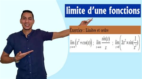 Limite Dune Fonction Numérique 1 Bac Exercices Limites Et Lordre