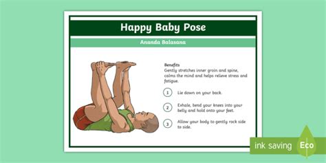 Yoga Happy Baby Pose Step-by-Step Instructions