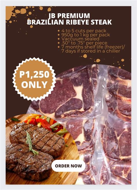 Premium Brazilian Ribeye Food And Drinks Chilled And Frozen Food On Carousell