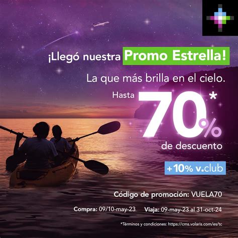 Promo Estrella Volaris 10 De Mayo Hasta 70 De Descuento En Vuelos