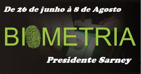 Blog do Herasmo Leite Cadastro obrigatório da biometria começa nesta