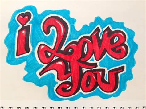 How To Draw Love In Graffiti Step By Step