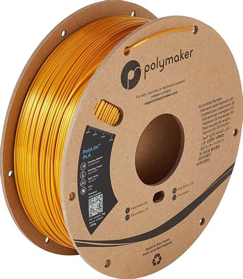 PolyLite Silk PLA Von PolyMaker Gold 29 45