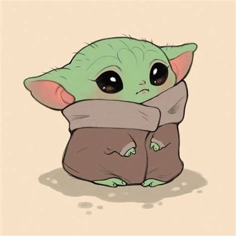 Como Dibujar A Baby Yoda Paso A Paso Tutorial Dibujos Animados