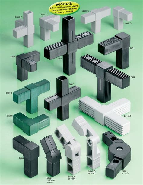 Plastic Square Tube Connectors