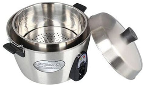 Tatung 6 cups Rice Cooker & Steamer, Stainless Steel TAC-06KN (Made in Taiwan) - Superco ...