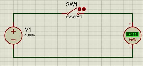 Circuit Analysis Proteus Voltmeter Value In Simulation Not Right