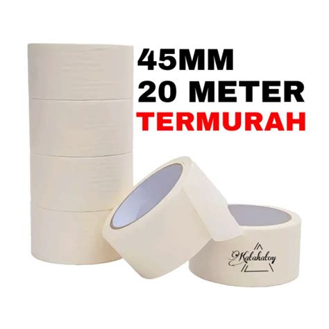 Jual Jual Murah Lakban Kertas Reject Mm Isolasi Masking Tape Solasi