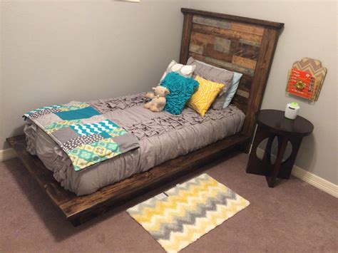 Diy Platform Bed And Headboard Twin Shanty 2 Chic