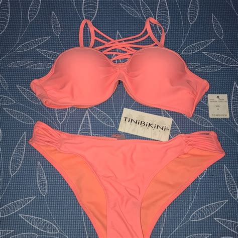 Tini Bikini Swim New Neon Bikini Set Poshmark
