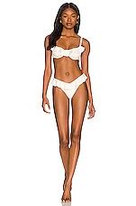 WeWoreWhat Ruffle Delilah Bikini Bottom In Off White REVOLVE