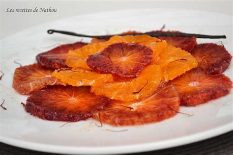 Recette de Carpaccio d oranges sanguines et de clémentines sirop au