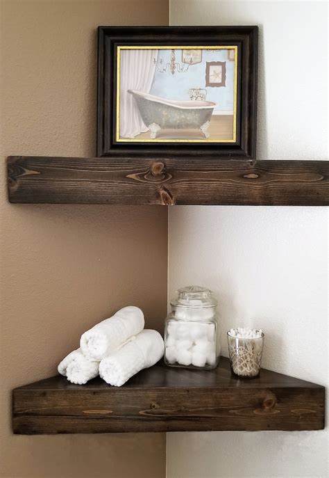 Premium Corner Floating Shelf Wooden Corner Shelf Corner - Etsy