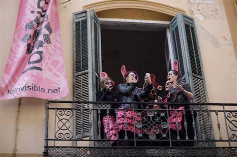 Fotos Protesta De La Invisible Por El Centro De M Laga Diario Sur