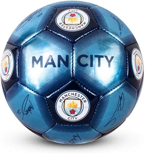 Manchester City Fc Ballon De Football Size 1 Bleu Amazonfr