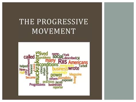 Ppt The Progressive Movement Powerpoint Presentation Free Download Id 3083325