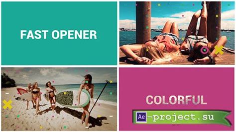 Videohive Fast Colorful Opener Project For After Effects