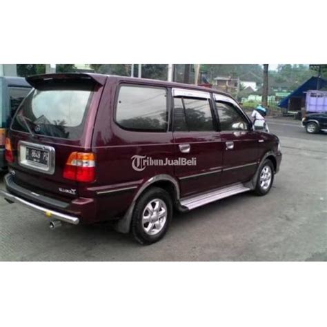 Toyota Kijang LGX Efi 1 8 Tahun 2004 Warna Merah Maroon Kondisi Full