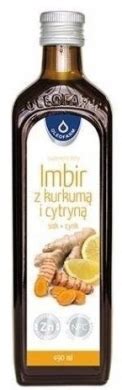 Oleofarm Sok Imbir z kurkumą i cytryną cynk 490ml cena opinie