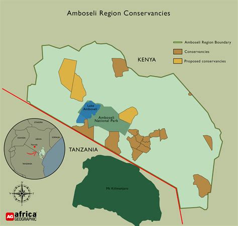 amboseli-map - Africa Geographic