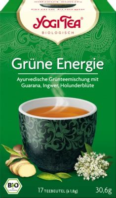 Yogi Tea Gr Ne Energie Bio Filterbeutel X G Online Kaufen