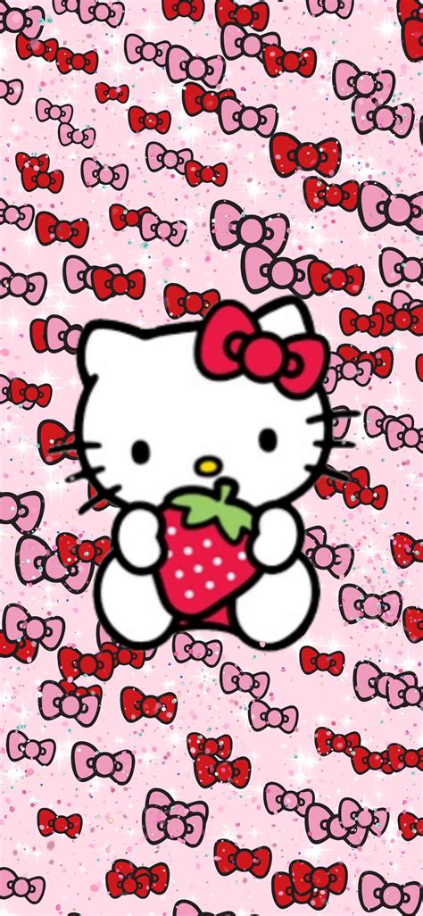 Cute Hello Kitty Wallpaper red and pink | Hello kitty wallpaper, Kitty ...