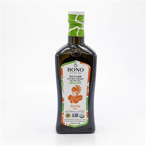 Bono Oz Organic Sicilian Extra Virgin Olive Oil European Food Express