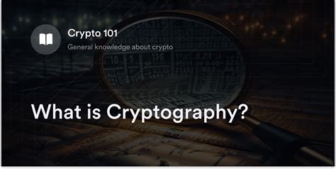 What Is Cryptography Dydx Academy