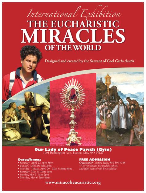 Exhibit Eucharistic Miracles Of The World Catholic Radio Network